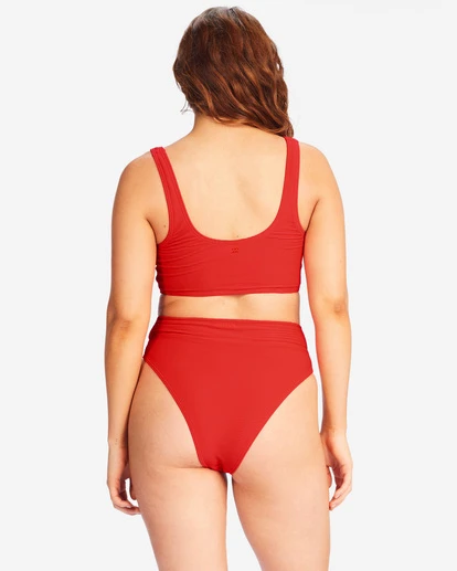 Billabong Tanlines Rise High-Waisted Bikini Bottomshot Pepper 6 Billabong Tanlines Rise High-Waisted Bikini Bottomshot Pepper - Image 4