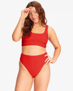 Billabong Tanlines Rise High-Waisted Bikini Bottomshot Pepper 11 Billabong Tanlines Rise High-Waisted Bikini Bottomshot Pepper -BILLABONG Sales abjx400561 billabongw rzp0 btm2