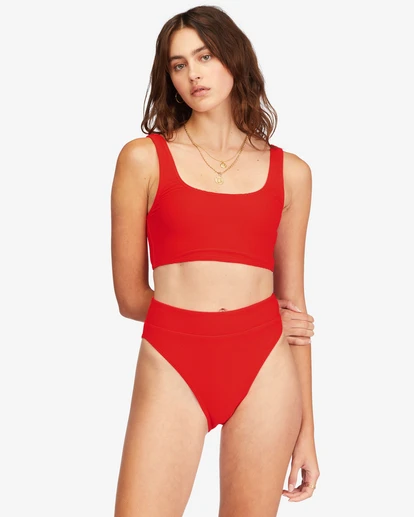 Billabong Tanlines Rise High-Waisted Bikini Bottomshot Pepper 3 Billabong Tanlines Rise High-Waisted Bikini Bottomshot Pepper