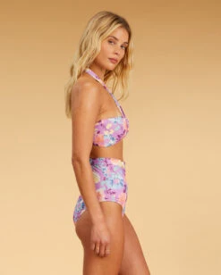Billabong Salty Blonde Halleys Garden High-Waisted Bikini Bottomsmulti -BILLABONG Sales abjx400631 billabongw mul sd1