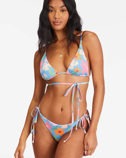 Billabong Summer Field Tie-Side Maya Bikini Bottomsbliss Blue 8 Billabong Summer Field Tie-Side Maya Bikini Bottomsbliss Blue - Image 6