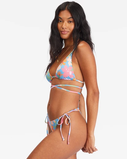 Billabong Summer Field Tie-Side Maya Bikini Bottomsbliss Blue 5 Billabong Summer Field Tie-Side Maya Bikini Bottomsbliss Blue - Image 3