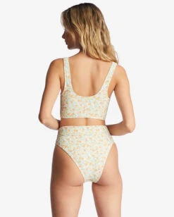 Billabong Aint She Sweet Tanlines Rise Bikini Bottomssalt Crystal