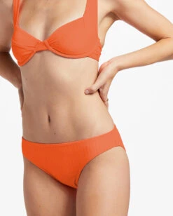 Billabong Lined Up Lowrider Bikini Bottomspoppin Peach -BILLABONG Sales abjx400737 billabongw mjl0 dtl1