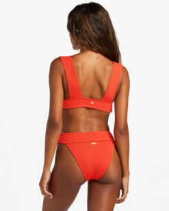 Billabong Summer High Aruba Bikini Bottomsred Aloha