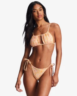 Billabong Sweet Oasis Maya Tie Side Bikini Bottomswashed Nectar -BILLABONG Sales abjx400753 billabongw nek0 bck1