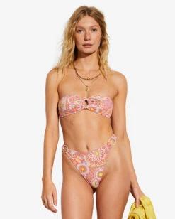 Billabong X Smiley Good Times Havana Bikini Bottomsmulti -BILLABONG Sales abjx400758 billabongw mul frt1