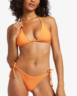 Billabong Tanlines Tie Side Tanga Bikini Bottomsorange Peel -BILLABONG Sales abjx400766 billabongw ngz0 dtl1