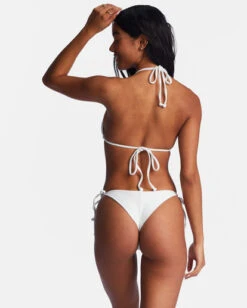 Billabong Tanlines Tie Side Tanga Bikini Bottomswhite 10 Billabong Tanlines Tie Side Tanga Bikini Bottomswhite -BILLABONG Sales abjx400766 billabongw wht frt1