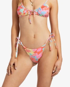 Billabong Coast Is Clear Maya Tie Side Bikini Bottomsmulti -BILLABONG Sales abjx400780 billabongw mul dtl1