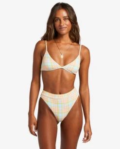 Billabong Check Please Maya High Waist Bikini Bottomsmulti -BILLABONG Sales abjx400804 billabongw mul bck1