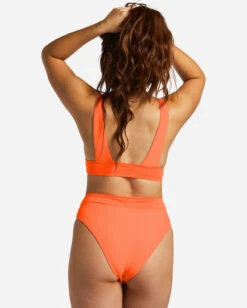 Billabong Lined Up Rise Bikini Bottomspoppin Peach -BILLABONG Sales abjx400823 billabongw mjl0 btm1