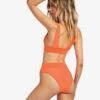 Billabong Lined Up Rise Bikini Bottomspoppin Peach -BILLABONG Sales abjx400823 billabongw mjl0 frt1