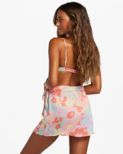 Billabong Under Wraps Mini Wrap Skirtpeach Pie -BILLABONG Sales abjx600174 billabongw mge0 bck1