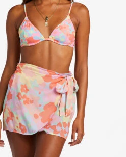 Billabong Under Wraps Mini Wrap Skirtpeach Pie -BILLABONG Sales abjx600174 billabongw mge0 dtl1