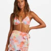 Billabong Under Wraps Mini Wrap Skirtpeach Pie