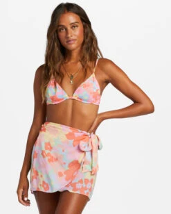 Billabong Under Wraps Mini Wrap Skirtpeach Pie