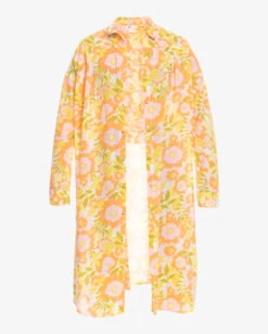 Billabong Daylight Dreamin Midi Shirt Swim Cover-Uporange Peel -BILLABONG Sales abjx600210 billabongv ngz0 frt1