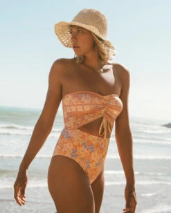 Billabong Fine By Me Summer One-Piece Swimsuitlight Melon