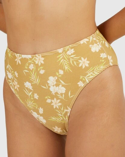 Billabong Piccolo Hi-Rise Maui Rider Bikini Bottomsmustard Gold 8 Billabong Piccolo Hi-Rise Maui Rider Bikini Bottomsmustard Gold - Image 6