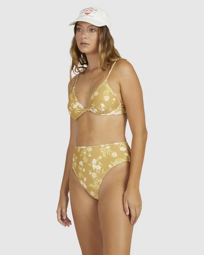 Billabong Piccolo Hi-Rise Maui Rider Bikini Bottomsmustard Gold 6 Billabong Piccolo Hi-Rise Maui Rider Bikini Bottomsmustard Gold - Image 4