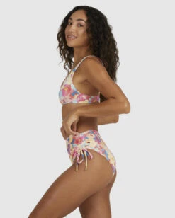 Billabong Summer Bliss Ruched Retro Bikini Bottomsred 10 Billabong Summer Bliss Ruched Retro Bikini Bottomsred -BILLABONG Sales ubjx400376 billabongw red sd1