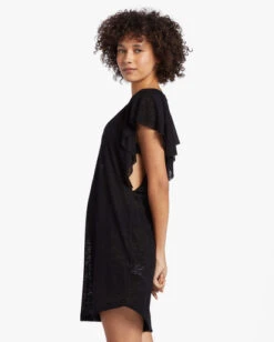 Billabong Out For Waves Cover-Up Dressblack Pebble -BILLABONG Sales xv07tbou billabongw bpb sd1