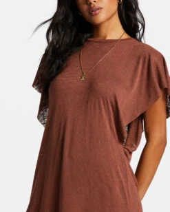 Billabong Out For Waves Cover-Up Dressmocha -BILLABONG Sales xv07tbou billabongw crk0 dtl1