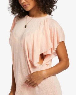 Billabong Out For Waves Cover-Up Dresssoft N Peachy -BILLABONG Sales xv07tbou billabongw meh0 dtl1