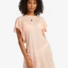 Billabong Out For Waves Cover-Up Dresssoft N Peachy -BILLABONG Sales xv07tbou billabongw meh0 frt1