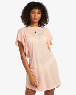 Billabong Out For Waves Cover-Up Dresssoft N Peachy