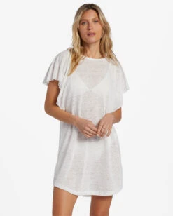 Billabong Out For Waves Cover-Up Dresssalt Crystal 2