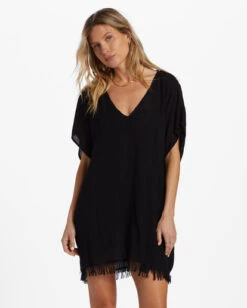 Billabong Walk Away Tunic Topblack Pebble